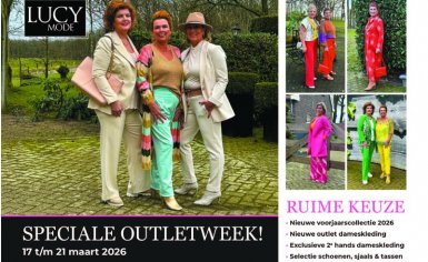 LUCY MODE OUTLETWEEK – dé week om te shoppen!