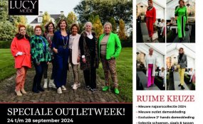 SPECIALE OUTLETWEEK VAN 24 T/M 28 SEPT,